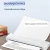 A4A Festa Estudantil Escritório Portátil Casa A4 Impressão Sem Tinta Correção de Erro Impressora Térmica Bluetooth