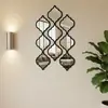 Pegatina de pared de espejo acrílico combinada estilo marroquí transfronteriza para embellecimiento y decoración de pared de habitación, espejo de baño 1 pieza