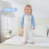 Saco de Dormir para Bebê de Algodão Bambu Classe A Anti-Chute Colcha Roupas para Ar Condicionado Camisola de Bebê Pijama Fino