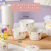 Forminhas de Cupcake com Borda Enrolada, Copos de Papel, Formas de Muffin de Grau Alimentício para Air Fryer e Forno, Festa de Aniversário