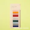Pestañas Índice Autoadhesivas Morandi de 60 Colores Pegatinas Pequeñas Autoadhesivas Vintage Transparentes Notas Adhesivas Ultra Delgadas Estilo Vintage