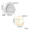 Molde de Silicona para Apretar Dibujo Animado Cachorro Bizcocho Animalito Muñeca Linda Forma de Animal Galleta Tostada DIY Molde de Silicona para Apretar