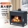 Fogão a Lenha Econômico, Fogão de Aquecimento para Pousadas, Fogão a Lenha de Interior para o Inverno, Lareira a Lenha Real Estilo Europeu