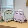 Mochila de jardín de infantes de dibujos animados, de alto valor, gatito lindo bordado, mochila pequeña casual ligera para niños, mochila escolar