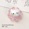 Acessórios de Resina Desenho Animado DIY Enfeites Flores Luminosas Cola de Cabeça de Creme Presilhas de Cabelo Capas de Celular Fivelas de Sapato Chaveiros Pingentes