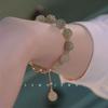 Pulsera de Trébol de Cuatro Hojas para Mujer Diseño Nicho ins No se Desvanece Pulsera Vintage Lujo Ligero Pulsera Elegante Regalo de Cumpleaños