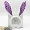 Aro con orejas de conejo de lentejuelas de Pascua Halloween aro para el pelo de conejo festival de fantasmas pinza para el pelo de chica conejo accesorios venta al por mayor