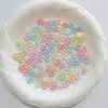 Macaron Perolado Sonhador de Cinco Pétalas Série de Cores Flor de Cerejeira Pulseira DIY Acessórios para Headwear Roupas Adesivos para Unhas