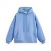 Moletom com capuz e gola redonda, forrado com fleece, para outono e inverno, 450g, peça versátil, vestuário de trabalho no atacado para homens e mulheres, fornecimento direto da fábrica