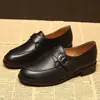 Mocasines para Mujer Hechos de Piel de Vaca de Primera Capa, Nuevo Modelo de Primavera 2026, Zapatos Slip-On de Cuero Genuino Estilo Británico