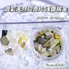 Novo Material de Decoração para Nail Art em Concha Natural Colorida Irregular Estilo Japonês Acessórios de Unha Transparentes Vestíveis