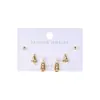 Brincos de Prata S925 com Pino de Aço Cirúrgico, Micro-incrustados em Cobre com Desenho de Árvore de Natal, Brincos Pequenos de Pérola de Alta Qualidade, Brincos Nicho Estilosos e Populares