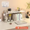 Suporte de acrílico para organização de mesa, painel perfurado para mesa de escritório, estante para mesa de computador, prateleira de armazenamento multicamadas