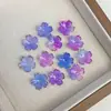 Acrílico Sellado en Oro Flor de Cinco Pétalos Bicolor Base para Ramo DIY Accesorios para el Cabello Vintage Materiales Cuentas Sueltas