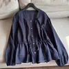 2026 Cardigan Delgado Estilizado de Lino con Cintura Ajustada, Corte Delgado, Manga Larga, Protección Solar, Camiseta para Mujer, Venta al por Mayor H15Gt711
