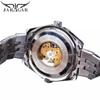 Reloj Guangzhou Chingxi Jaragar Moda Masculina Casual Esfera Grande Calado Mecánico Totalmente Automático