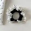 Borda de Renda Cetim Pérola Intestino Pequeno Elástico de Cabelo Doce Alto Padrão Menina Alta Elasticidade Prendedor de Rabo de Cavalo Corda de Cabelo Acessórios de Cabelo Femininos