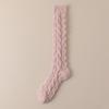 Medias de mujer de otoño e invierno de forro polar coral, calcetines de pantorrilla gruesos de felpa para dormir en casa, medias cálidas para mujeres embarazadas posparto