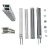 Ranura para Colgar Placa de Aleación de Aluminio, Ranura de Aluminio Engrosada, Ranura de Goma, Consumibles de Impresión, Ranura para Colgar Placa de Aluminio en Forma de V, Ranura Doble de PVC