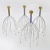 Massageador de cabeça polvo, raspador de couro cabeludo, ferramenta de terapia capilar, ferramenta de massagem na cabeça para conforto