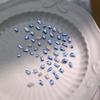 1440 Piezas de Joyería de Diamantes Planos para Uñas, Lujo Ligero, Elegantes Diamantes Azules para Uñas en Forma de Ojo de Caballo Torcido Mini Grandes y Pequeños