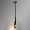 Lustre de Cobre para Quarto e Mesa de Cabeceira Luminária Nórdica Luxo Simples Celebridade da Internet Cristal Restaurante Cabeça Única Bar Linha Longa Lustre para Escada