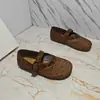 Zapatos Mary Jane Tejidos para Mujer Primavera/Verano 2026 Planos de Punta Redonda Baja Huecos Transpirables Cómodos sin Cordones Versátiles