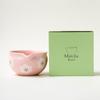 Especial transfronteiriço para tigela de cerâmica Matcha com padrão de boca chá rosa novo estilo