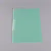 Carpeta de PP Transparente con Cierre Lateral para Papeles de Examen Archivo de Información Carpeta de Informe A4 Clip Giratorio de Columpio para Amantes Clip de Barra de Tracción