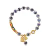 Pulsera de Ágata Corazón de Azúcar Natural para Mujer Vintage Nicho Sentido Avanzado Pulsera de Hilo de Ágata Corazón de Azúcar Regalo Pulsera al por Mayor
