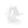 Soporte de escritorio para teléfono móvil creativo para dormitorio de网红 decoración decorativa acrílica soporte plano transparente para teléfono móvil de estudiante
