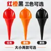 Embudo de Gasolina de Boca Larga Transfronterizo al por Mayor, Embudo de Plástico Grande y Pequeño, Embudo con Agujero para Colgar para Desviación de Flujo, Disponible en Colores Rojo, Naranja y Negro