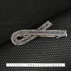 Pinza para el cabello con plumas de diamante negro coreano, horquilla decorativa para la parte posterior del cabello, pinza de resorte de aleación para mujer, flequillo, pinza horizontal, venta al por mayor