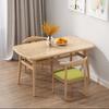Combinación de Mesa y Silla de Comedor Nórdica Moderna Simple Comida Rápida Hogar Comercial Comedor Económica Mesa de Ocio Mesa Rectangular