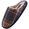Pantuflas de Algodón con Espuma de Memoria Cómodas de Amazon, Estilo Slip-On, Venta al por Mayor desde el Fabricante, Personalización Transfronteriza, Pantuflas Cálidas para el Hogar