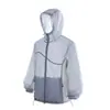 Izexx Tendência Estilo Montanha Leve Masculino Proteção Solar Verão Jaqueta de Pele com Capuz Efeito Refrescante e Proteção UV UPF50