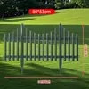 Cerca de jardim plástica dobrável estilo europeu cerca decorativa plástica DIY decoração de quintal externo horta quintal