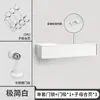 Fechadura de porta minimalista ecológica para uso doméstico, maçaneta de porta interna de madeira de nogueira, magnética, silenciosa, universal para quarto e banheiro
