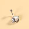 Serie Animal Acero Inoxidable Personalizado Espátula Anillo Umbilical Uña Festiva Uña de Gato Hebilla para Uñas Joyería para Perforaciones