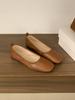 2025 Novos Sapatos Rasteirinhas de Verão para Mulheres, Sapatos Slip-On Preguiçosos com Sola Macia Antiderrapante, Sapatos de Vovó Fada Suave