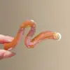 Pinza para el pelo de verano estilo ins con bloques de color para mujer, pasador lindo de lunares japoneses para niña, pinza de tiburón grande para recogidos.