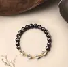 Pulsera de Cristal Verde Fantasma Natural Estilo Montaña Putuo, Pulsera de Obsidiana de la Fortuna para el Año de Nacimiento, Venta al por Mayor para Atracciones Turísticas