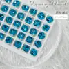 Adornos de cristal de diamante para uñas K9 2022 nuevos adornos para uñas de celebridad de internet Diamante cuadrado súper brillante diamante de punta inferior accesorios de diamante