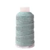 Rollo Grande de Hilo de Algodón Estilo Cielo Estrellado, Hilo para Tejer de Color Sólido, Cordón para Pulseras DIY, Material de Cordón para Abalorios al por Mayor