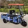 Cabaña delantera triciclo eléctrico cabaña delantera personal de la cabaña delantera toldo delantero coche de batería toldo de mensajería toldo completamente cerrado conducción