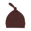 Chapéu de Bebê de Camada Única para Primavera e Outono Chapéu de Bebê com Rabo Chapéu de Nó Chapéu de Bebê Recém-nascido com Pom Pom 0-3-6 Meses