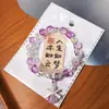 Pulsera de Cristal de Vidrio con Lazo al por Mayor Joyería de Mano con Perlas Fresca y Dulce Especial para Estudiantes para Puesto de Lugares Escénicos al por Mayor