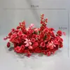 Boda Nueva Boda Auditorio Flecha Maceta Arte Floral Simulación Flor Colgante Camino de Flores Esquina de Flores Rojo Grande Utilería China