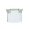 Caja Redonda para Cosméticos con Tapa de Plástico PP Transparente Tarro Sellado para Almacenamiento de Granos y Alimentos de Cocina con Tapa