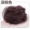 Cabeza de Bola Baja para Cabello Verdadero Paquete de Cabello Femenino Anillo para el Cabello Brote de Flor Perezoso Cabello Natural Esponjoso Volumen Artefacto para Cabello Perezoso